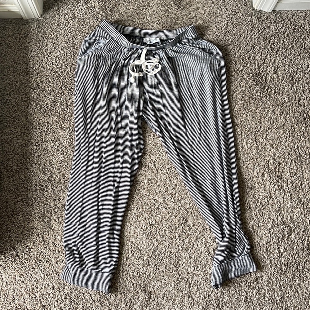 Carly Jean Los Angeles Waffle Knit Joggers